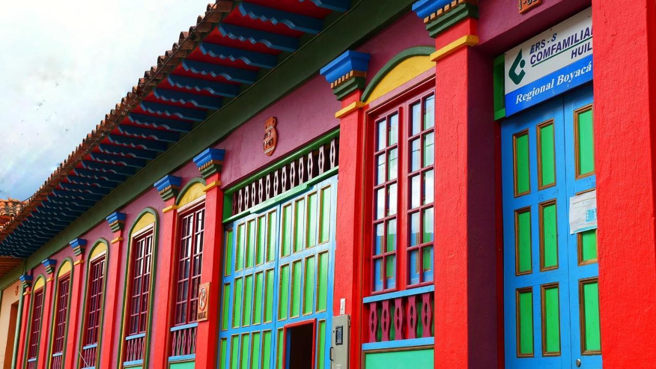 Casona 1865 Hotel Ráquira Eksteriør billede