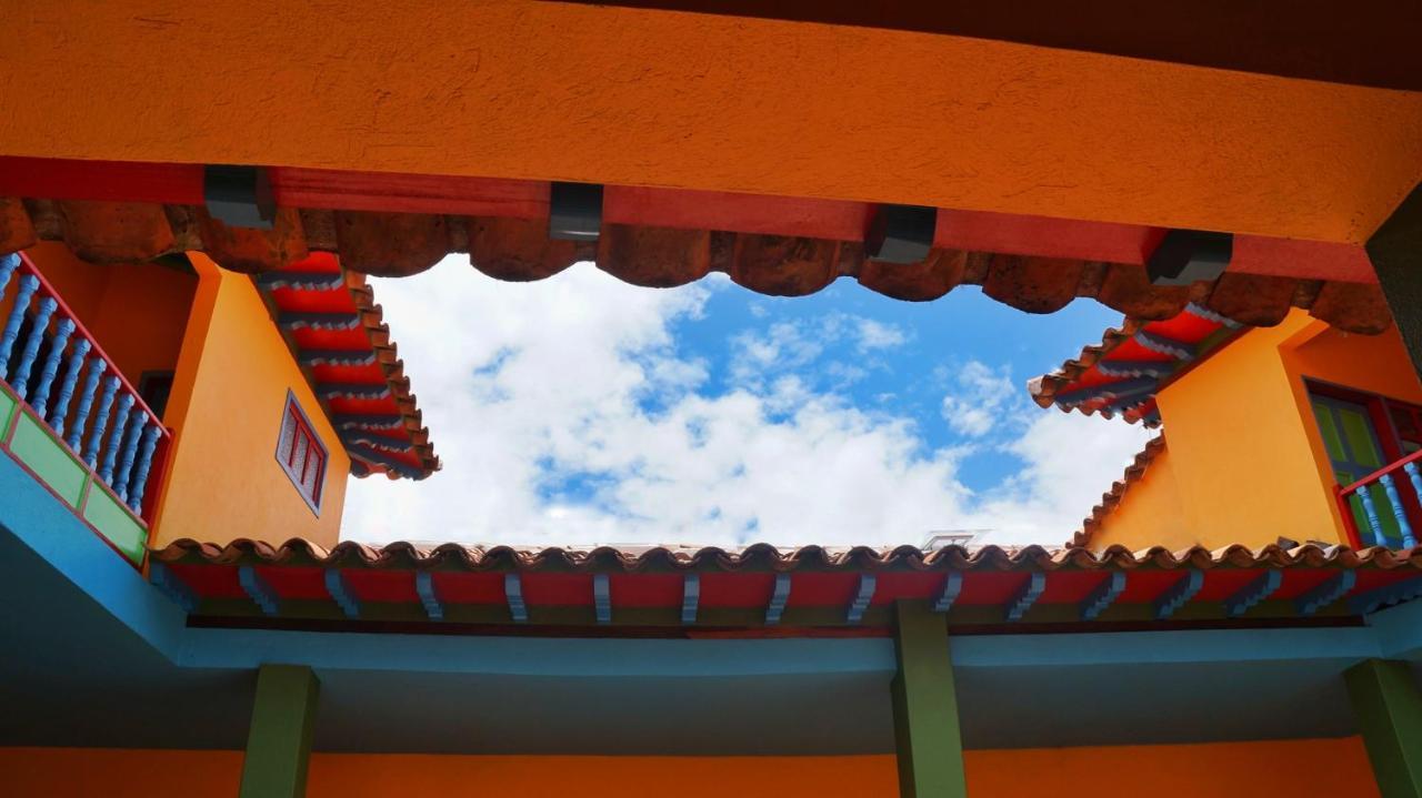 Casona 1865 Hotel Ráquira Eksteriør billede