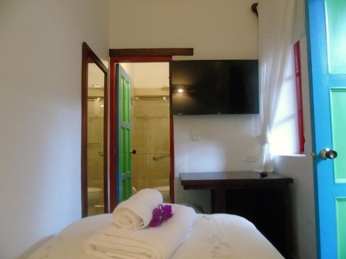 Casona 1865 Hotel Ráquira Eksteriør billede