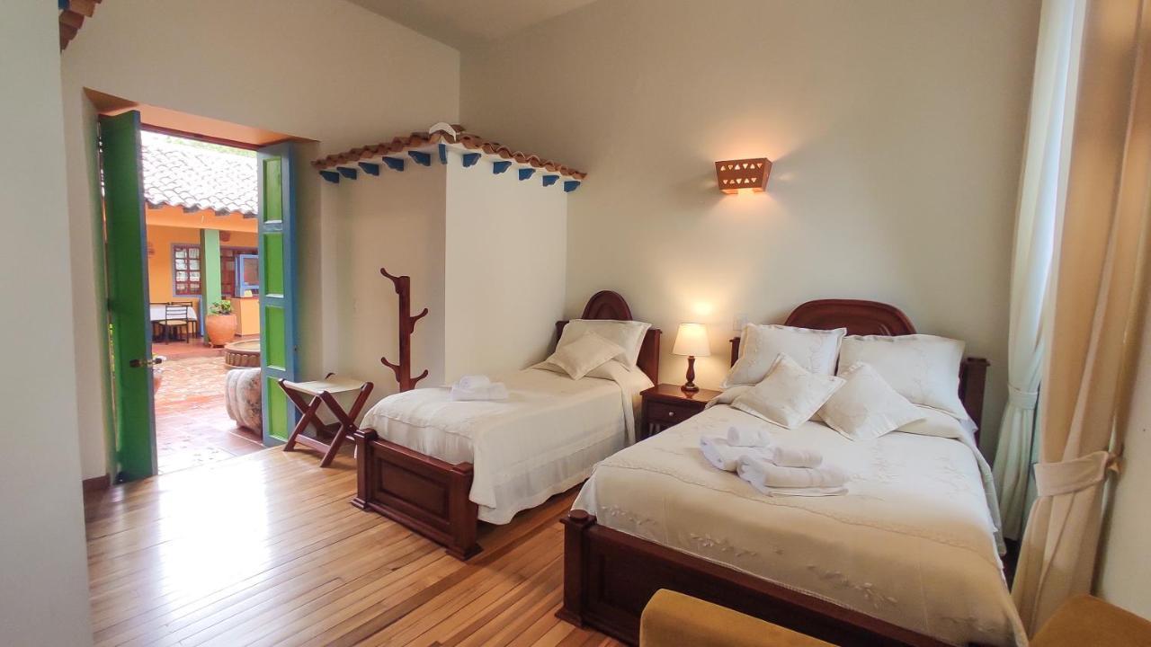 Casona 1865 Hotel Ráquira Eksteriør billede